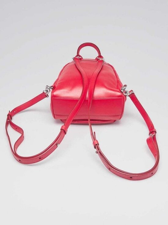 Givenchy Red Leather Mini Backpack Bag main image 11